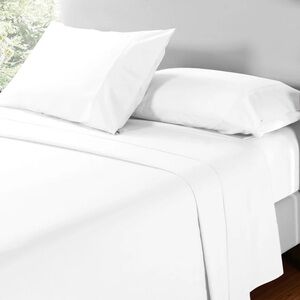 Deane and White ,White double Bed  Set 100 %Cotton ,Subtle pattern all over